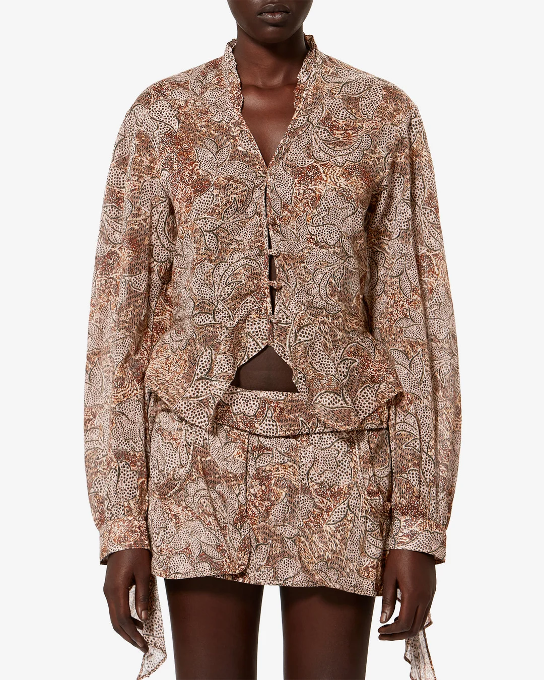 Blouse Celeny - Femme - Ocre - Taille 44 - 5