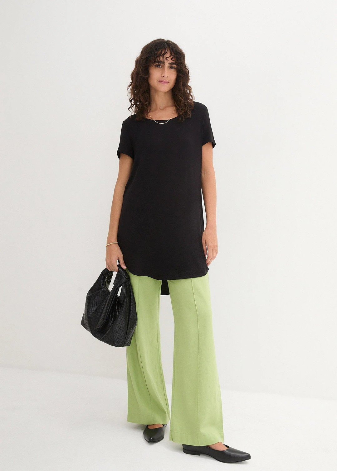 T-shirt long en viscose douce - 2