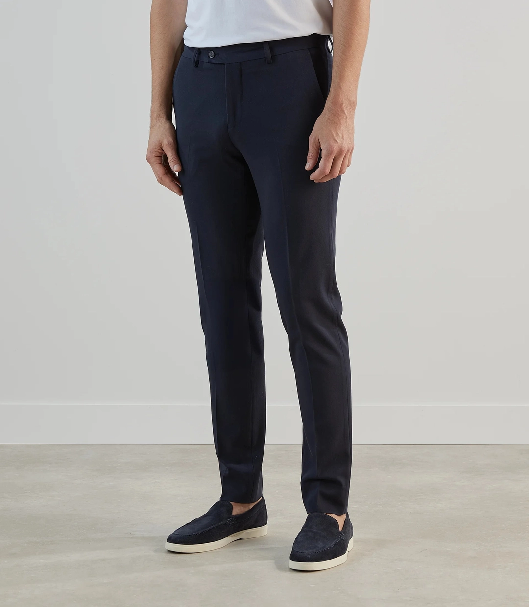 IZAC - Pantalon ville lavable marine