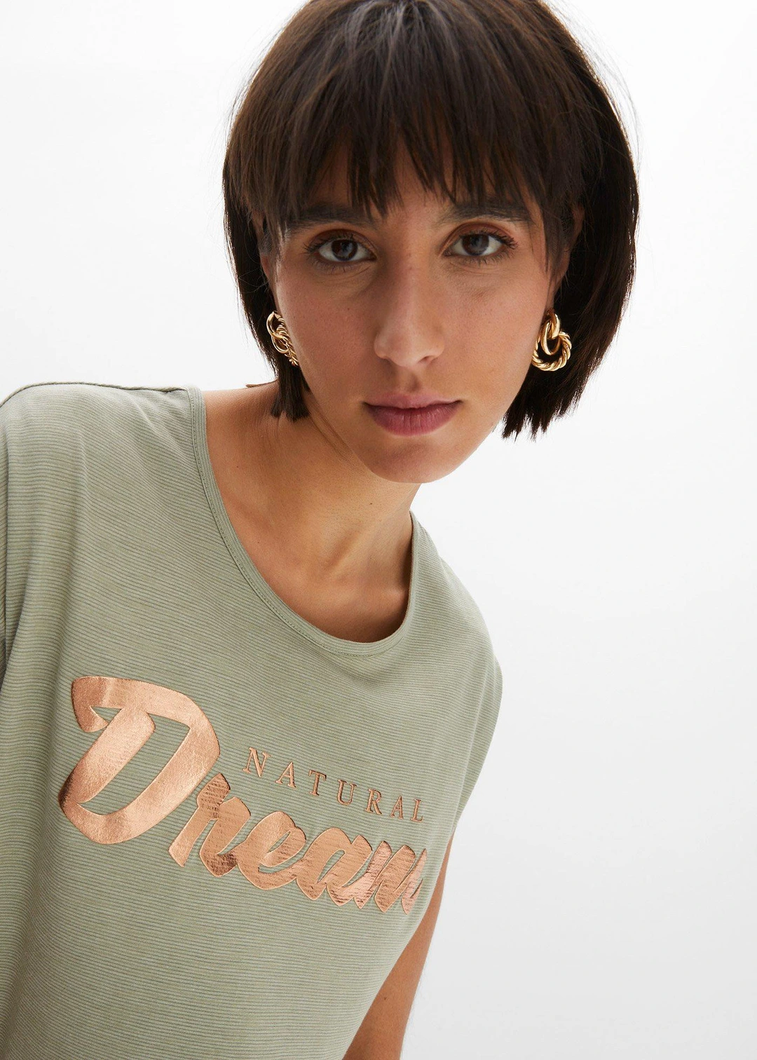 T-shirt long en viscose mélangée - 3