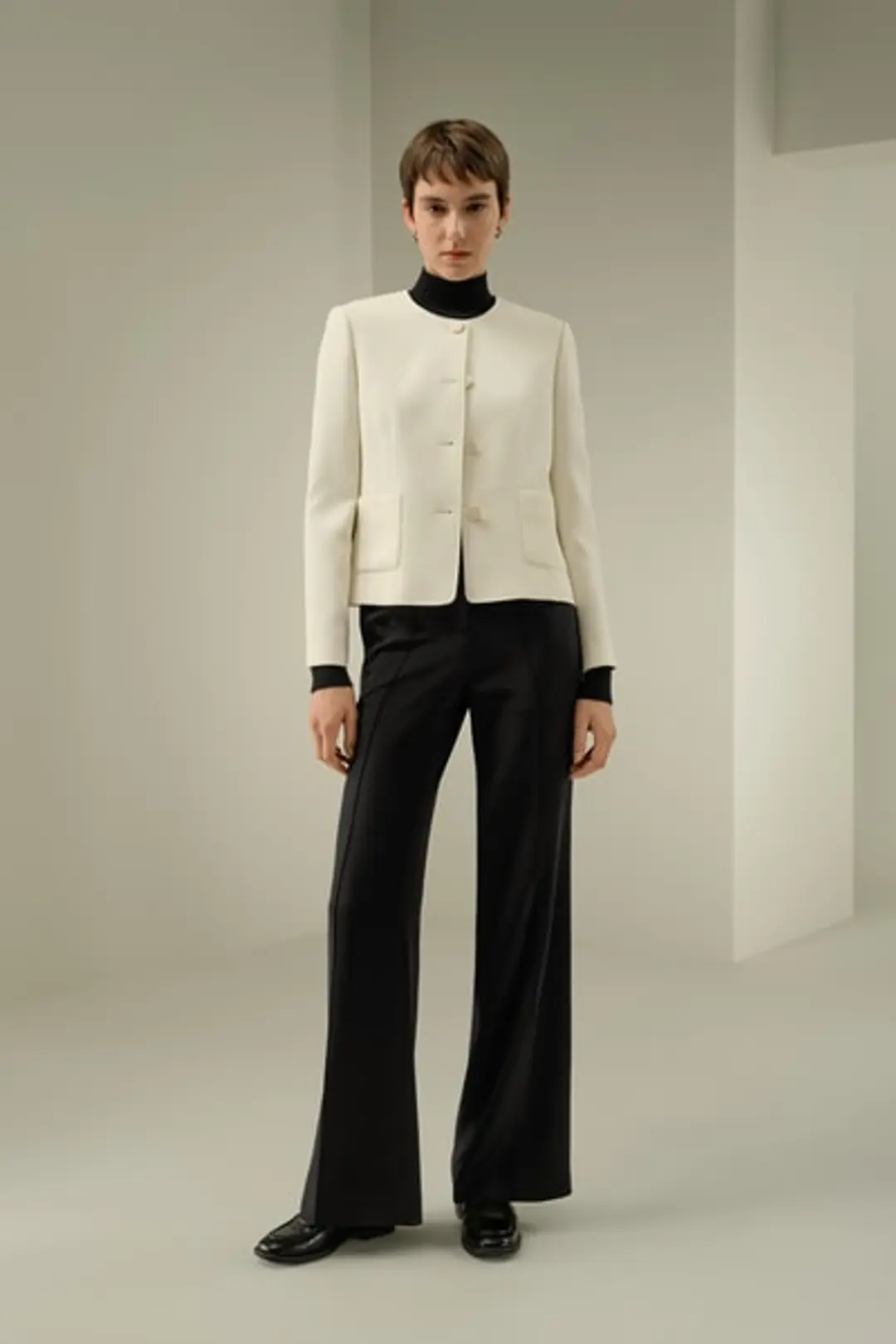 LILYSILK Veste Soie Coupe Carrée Noire T44 - Élégante & Respirante, Parfaite au Quotidien