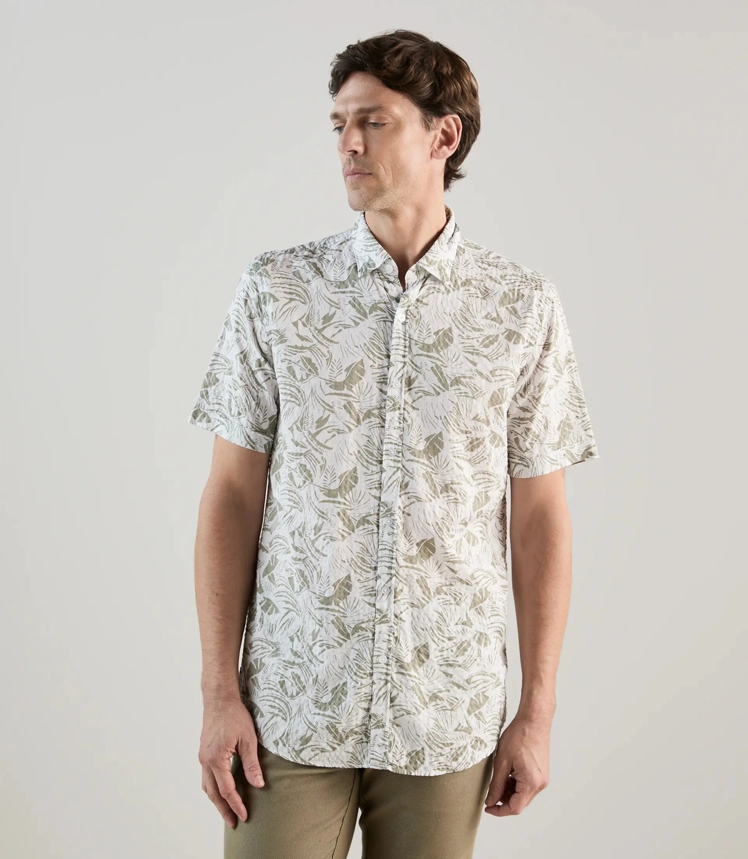 IZAC - Chemise fantaisie kaki