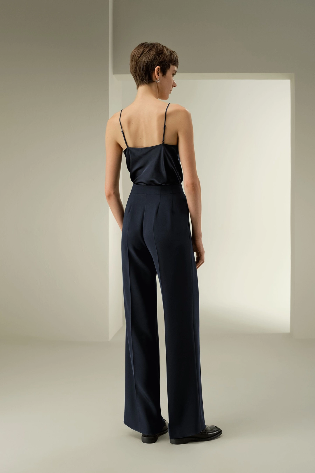 LILYSILK Pantalon Femme En Soie Coupe Flatteuse Soie De Mûrier De Haute Qualité Mettant En Valeur La Féminité Confortable Brillant Lisse Doux Noir 40
