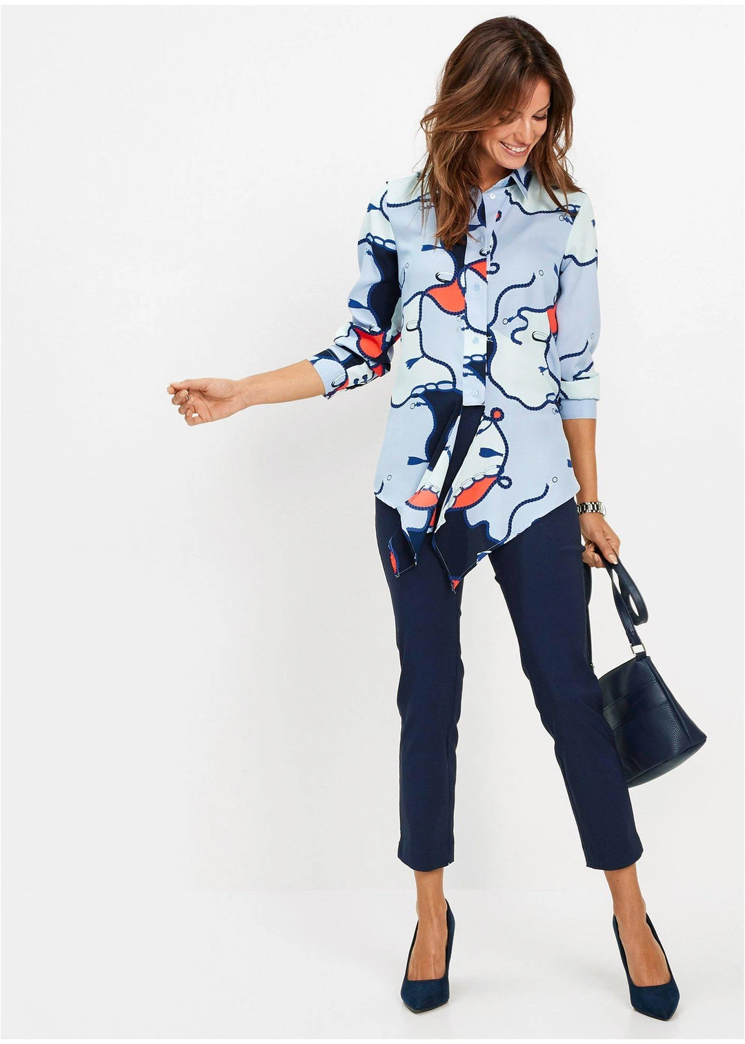 Pantalon 7/8 en bengaline - 2