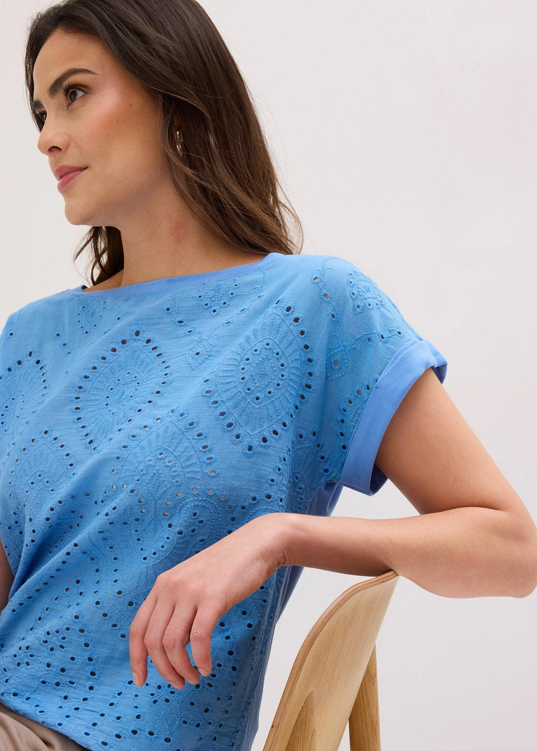 T-shirt à broderies anglaises - 3