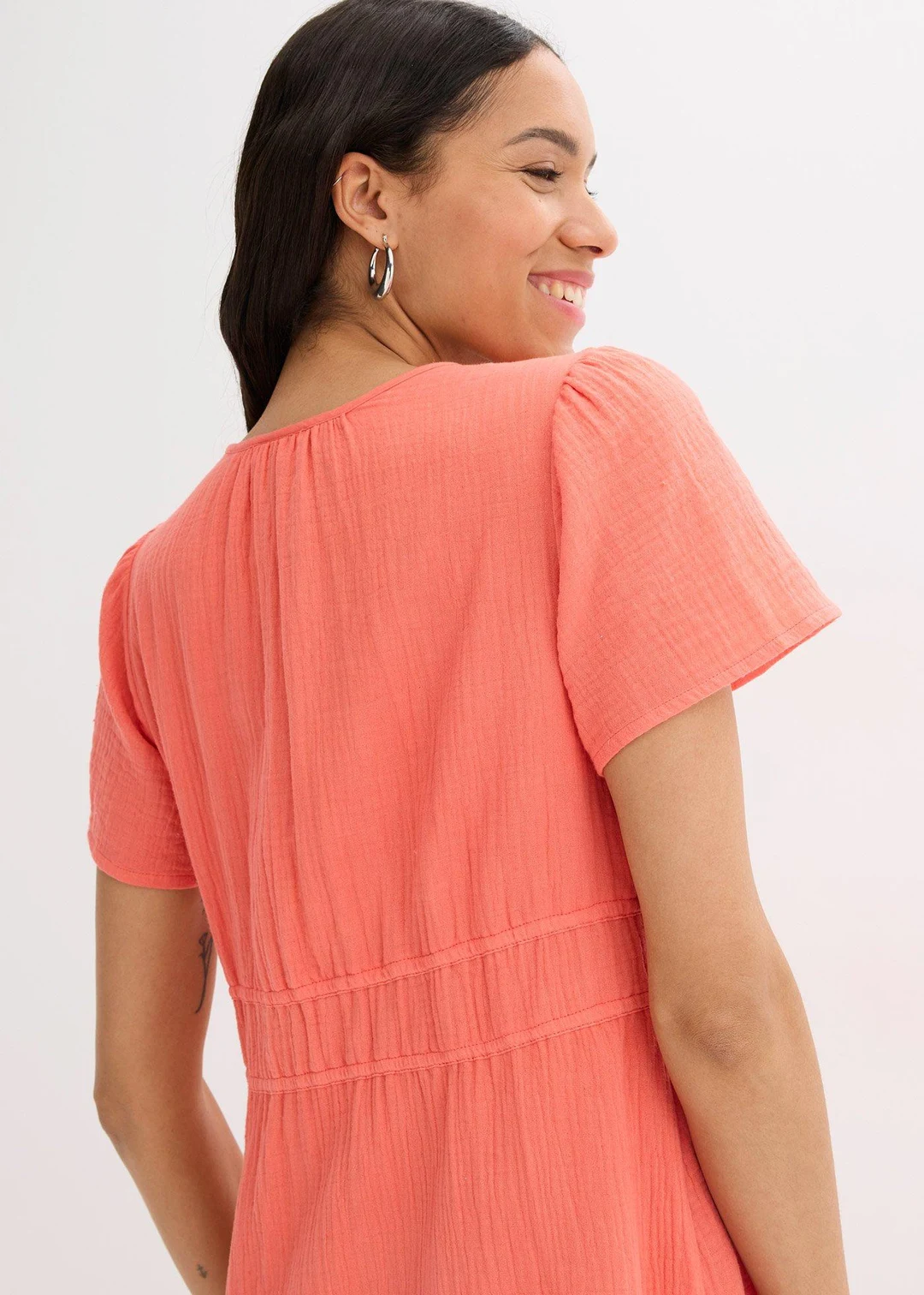 Robe tunique en gaze de coton - 3