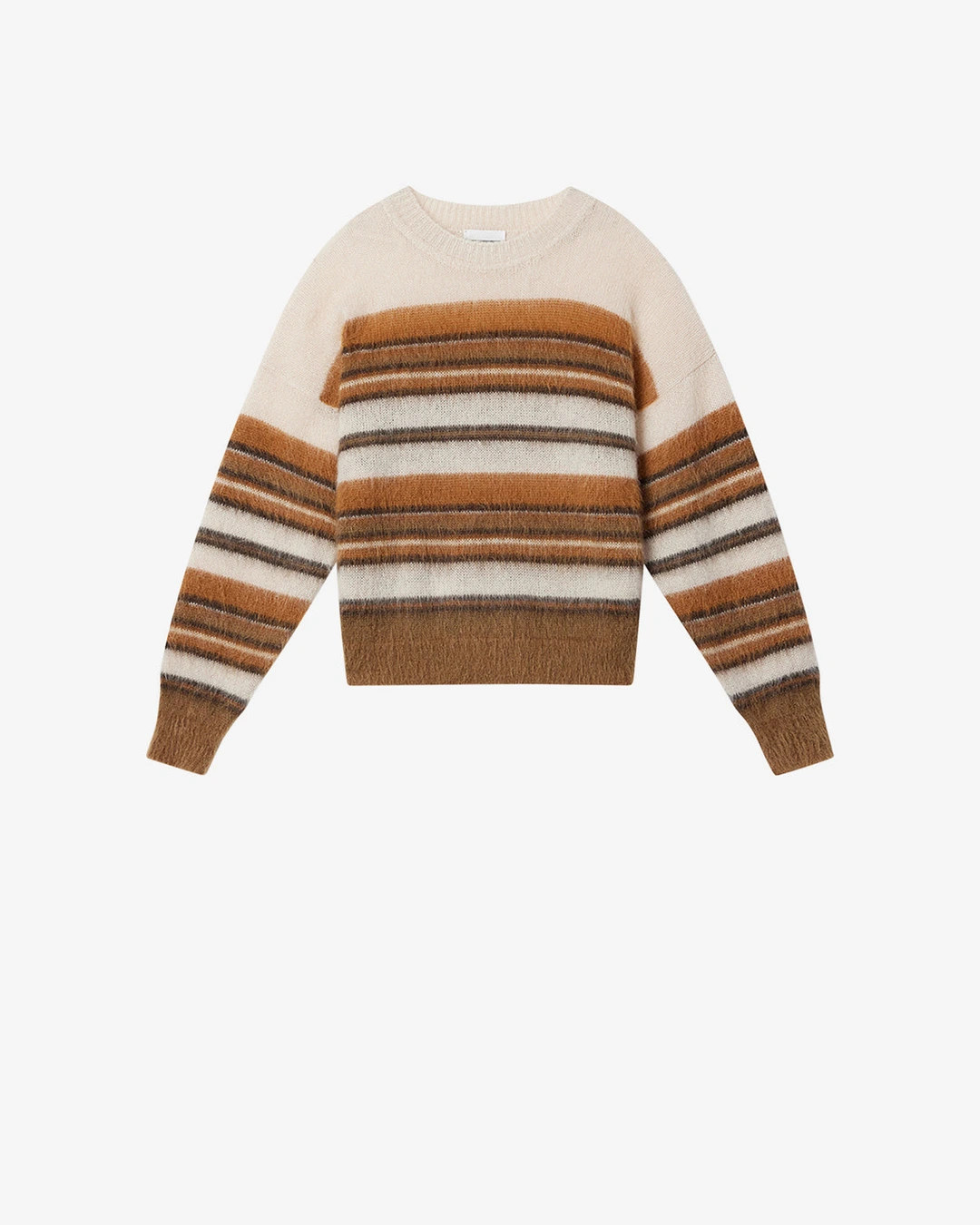 Pull Drussellh - Homme - Ecru/camel - Taille XL