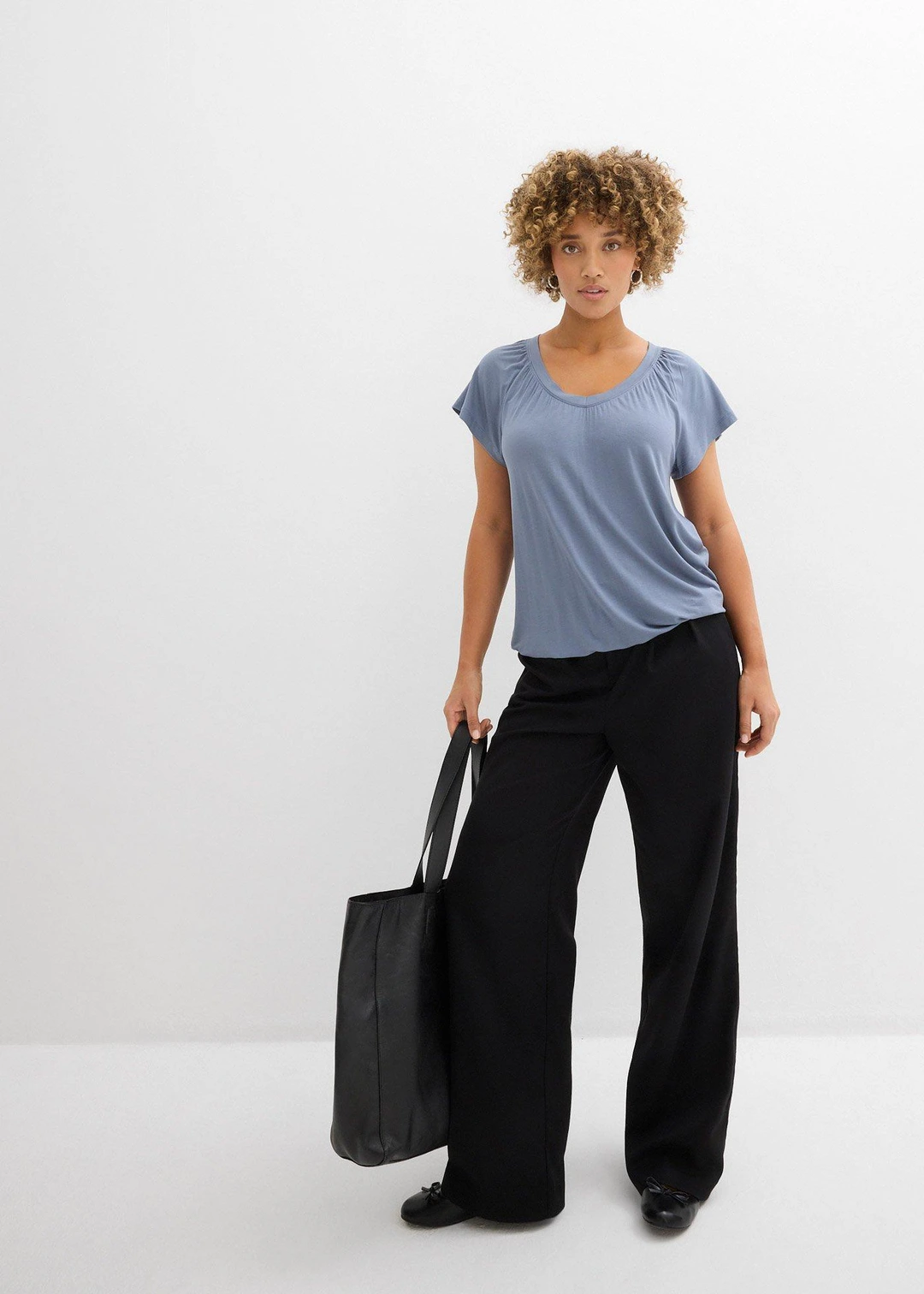 T-shirt en viscose extensible - 2