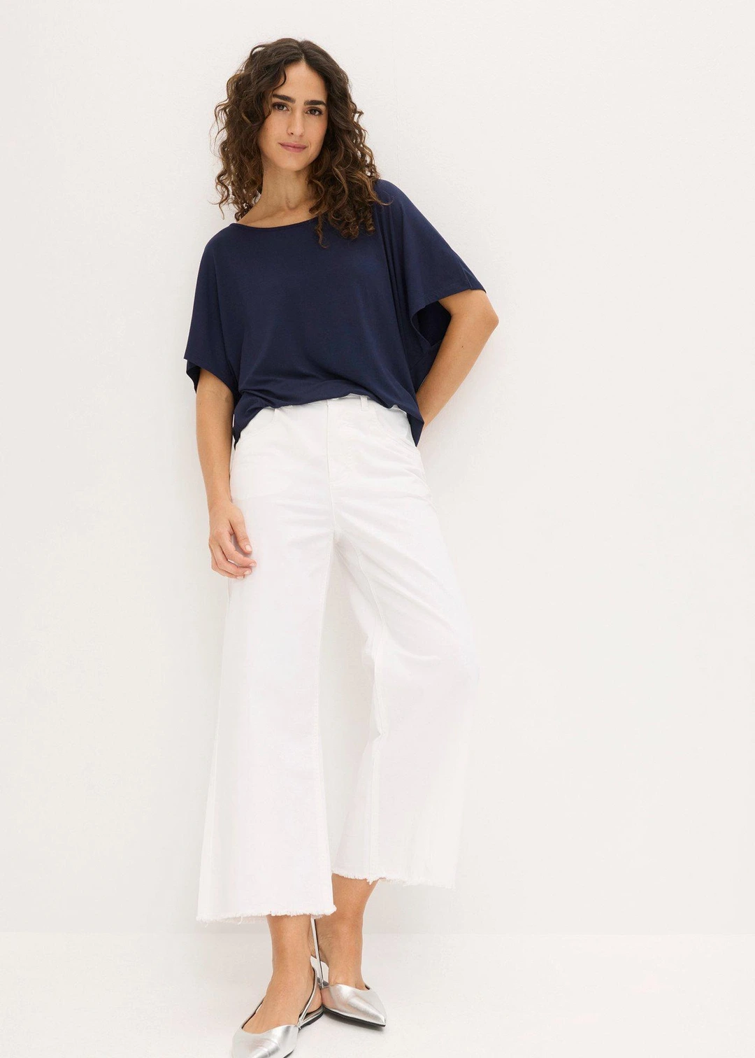 T-shirt en viscose extensible - 2