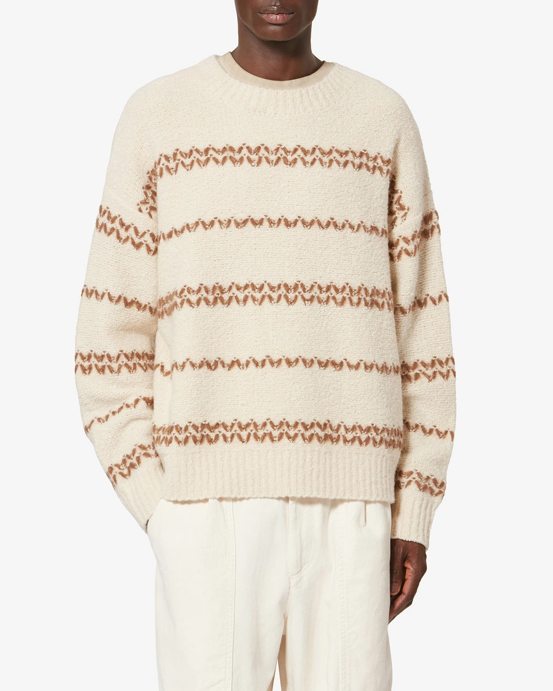 Pull Romain - Homme - Écru-bronze - Taille XL - 5