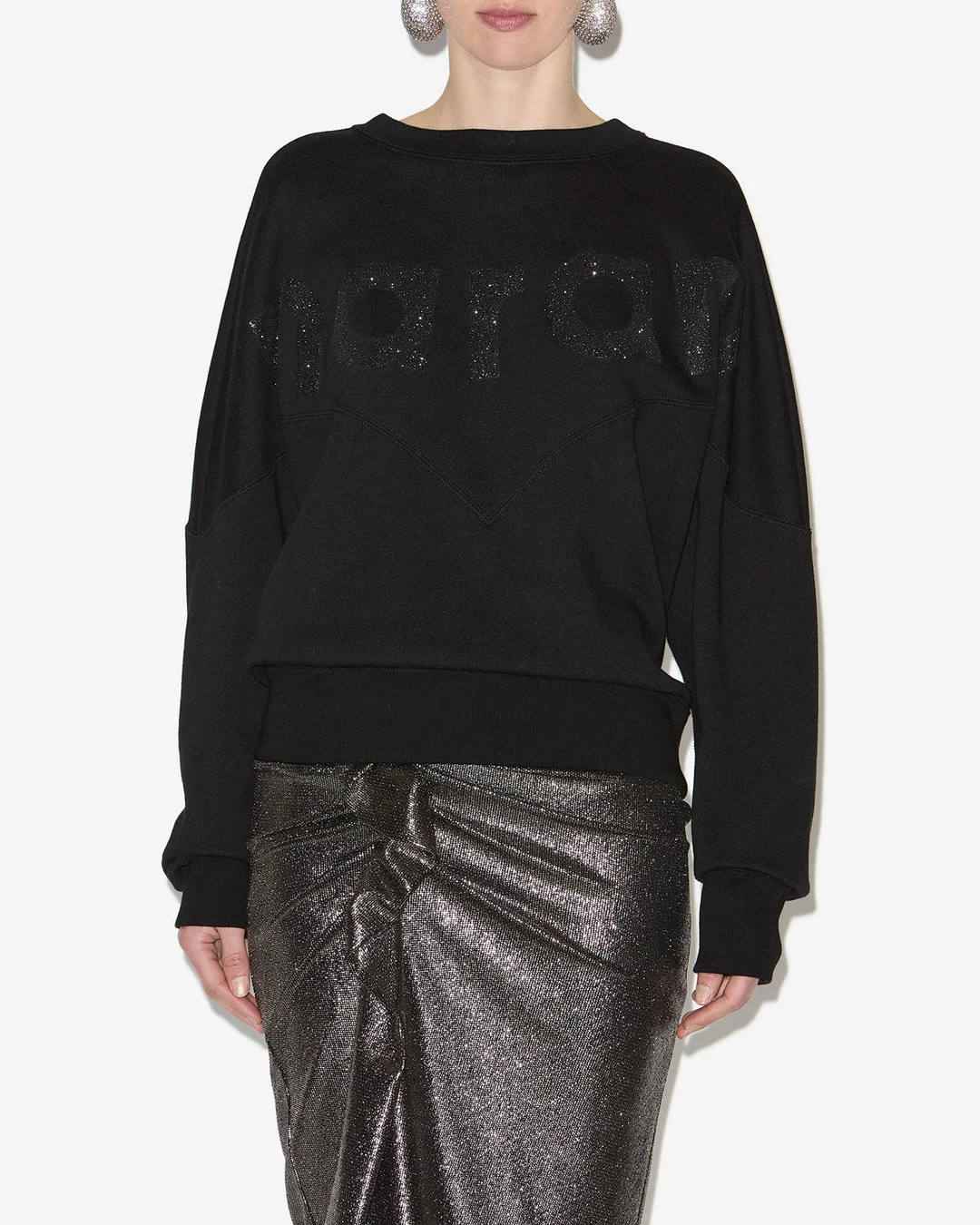 Sweatshirt Houston - Femme - Noir - Taille 36 - Marant Étoile - 2