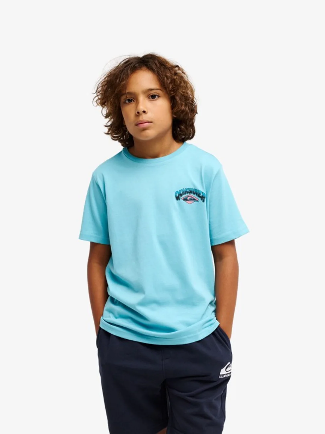 Palm Horizon - T-Shirt à manches courtes pour Garçon 8-16 ans Noir