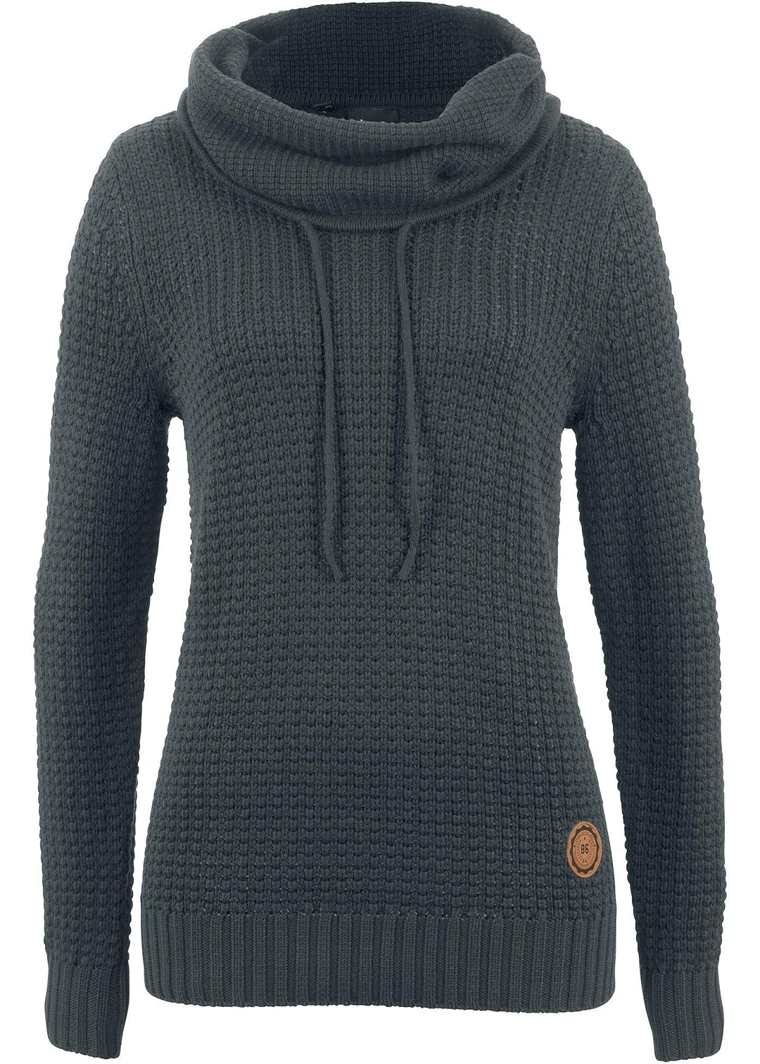 Pull à col roulé avec cordons