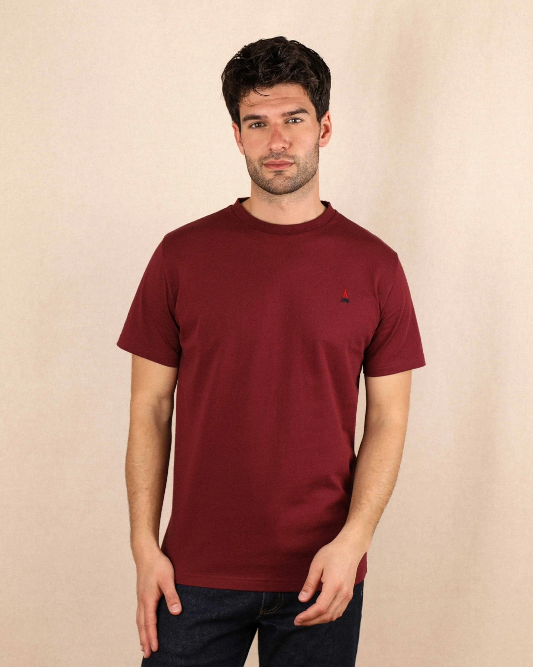 T-SHIRT BORDEAUX SIMPLE | COTON BIO