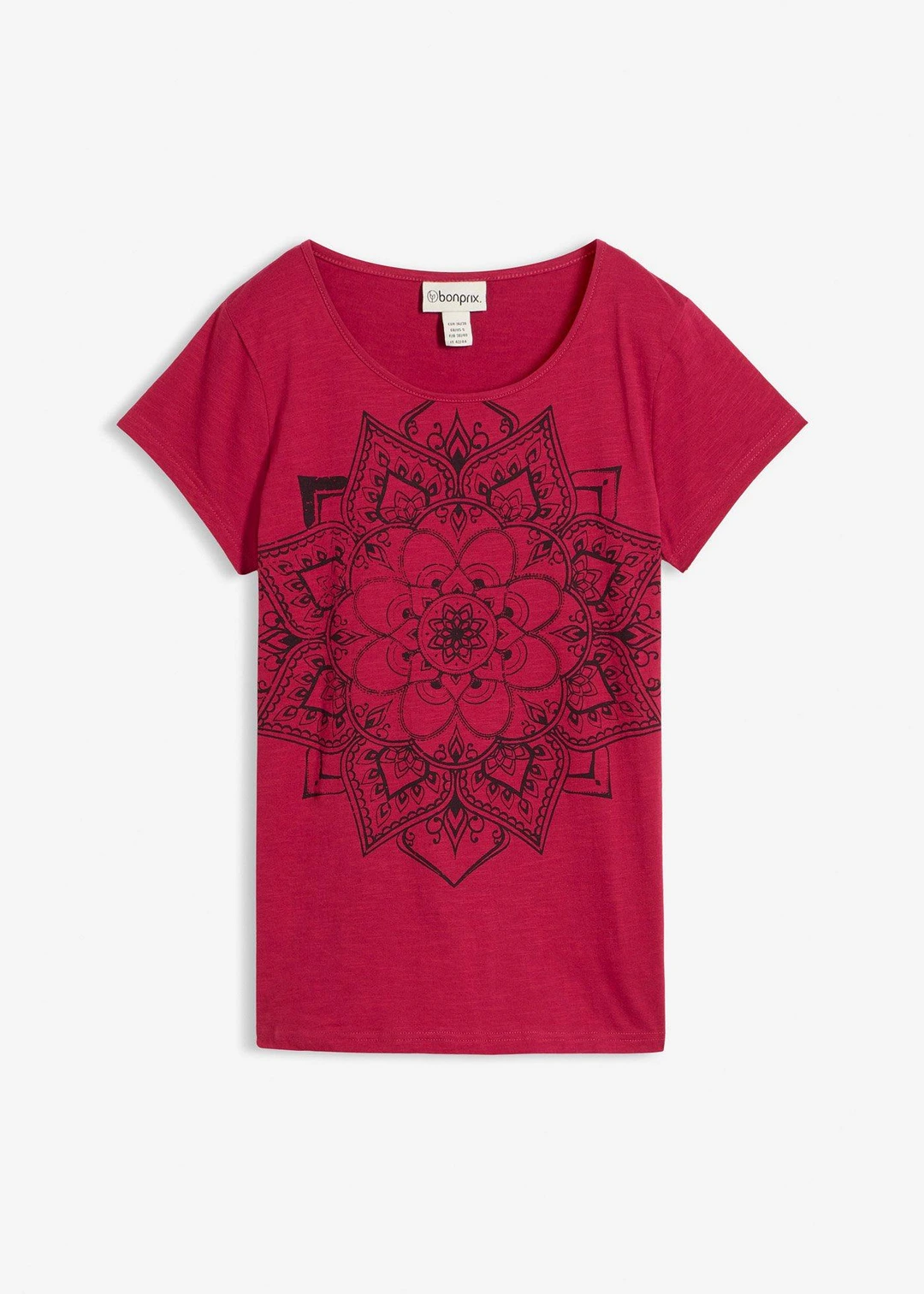 T-shirt fil flammé manches courtes