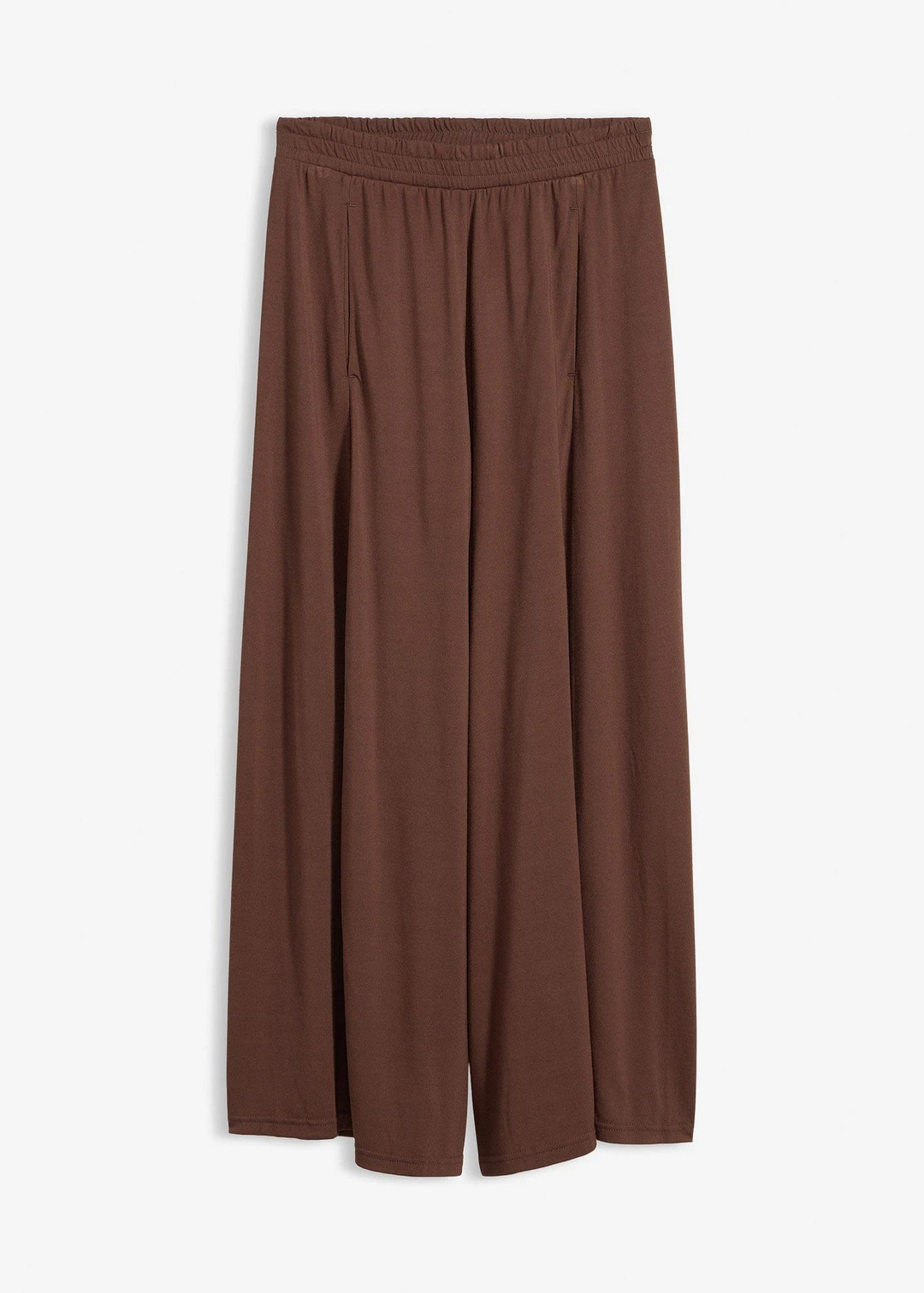 Jupe-culotte en jersey, jambes larges