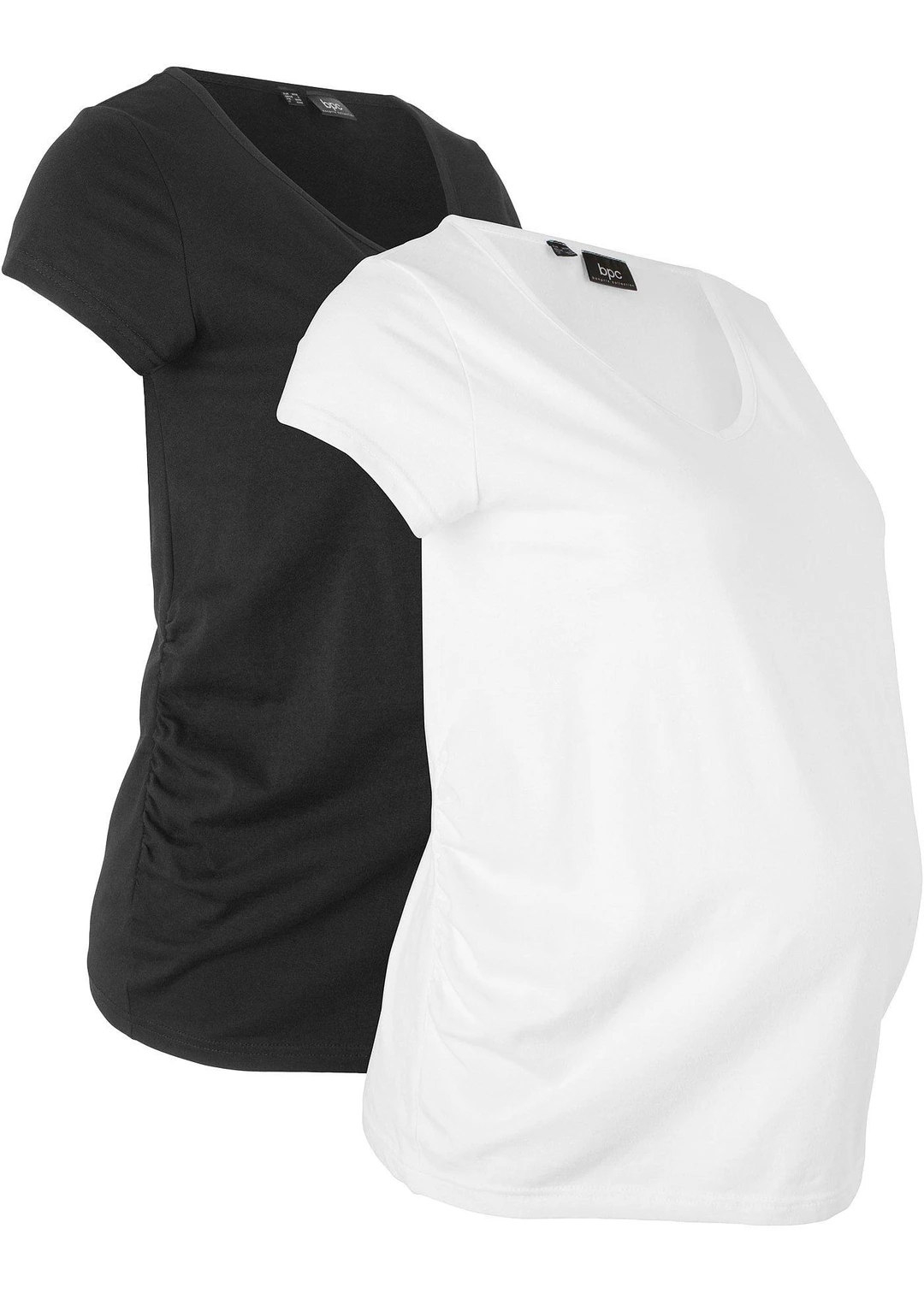 Lot de 2 T-shirts basiques de grossesse