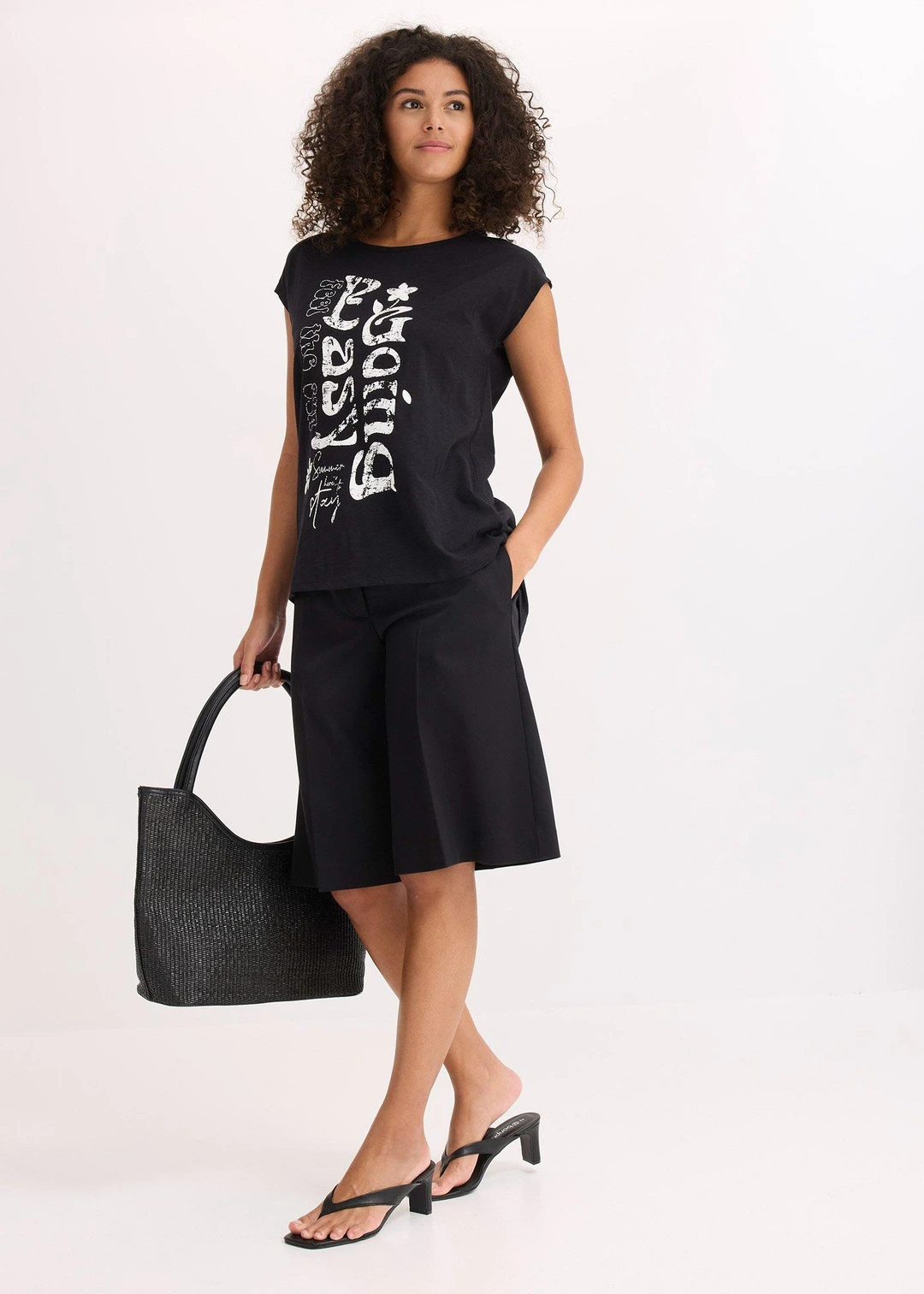 T-shirt long 100% coton - 2