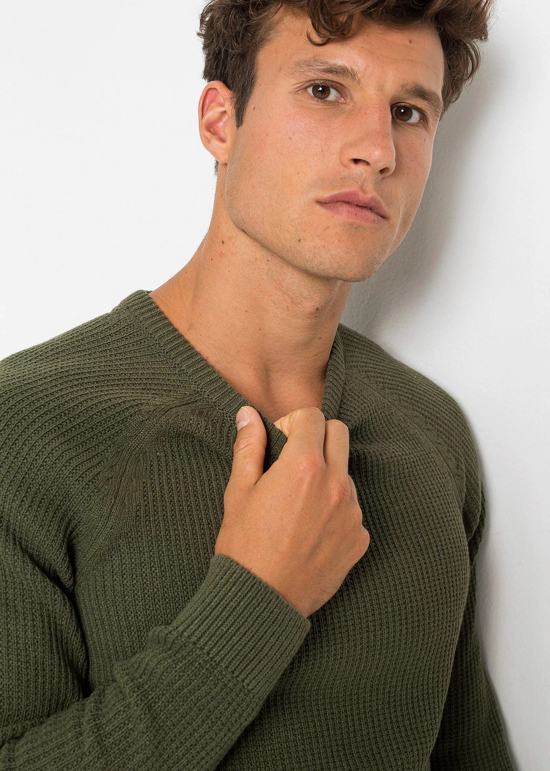 Pull en grosse maille avec coton recyclé - 3
