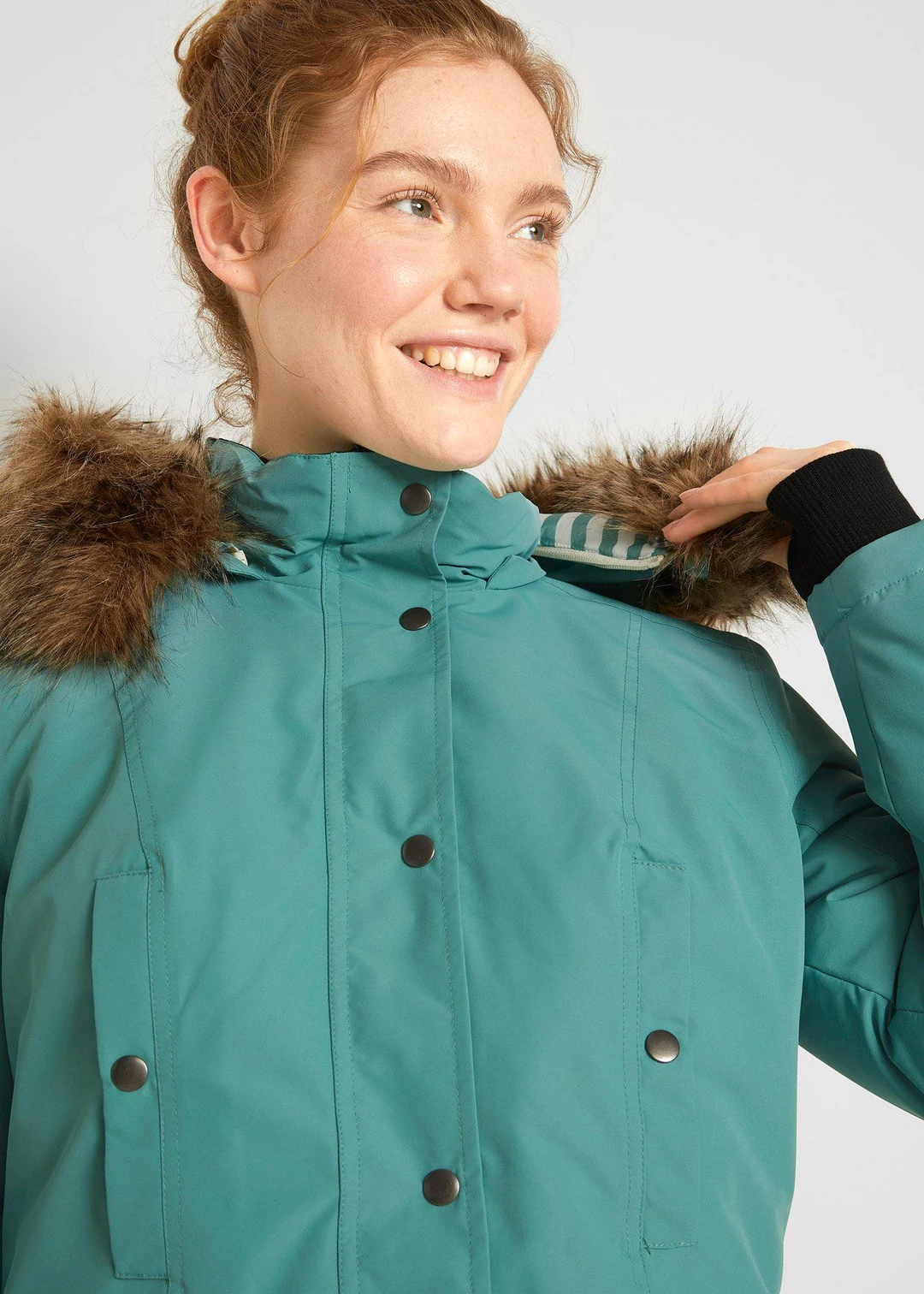 Parka outdoor imperméable avec capuche - 3