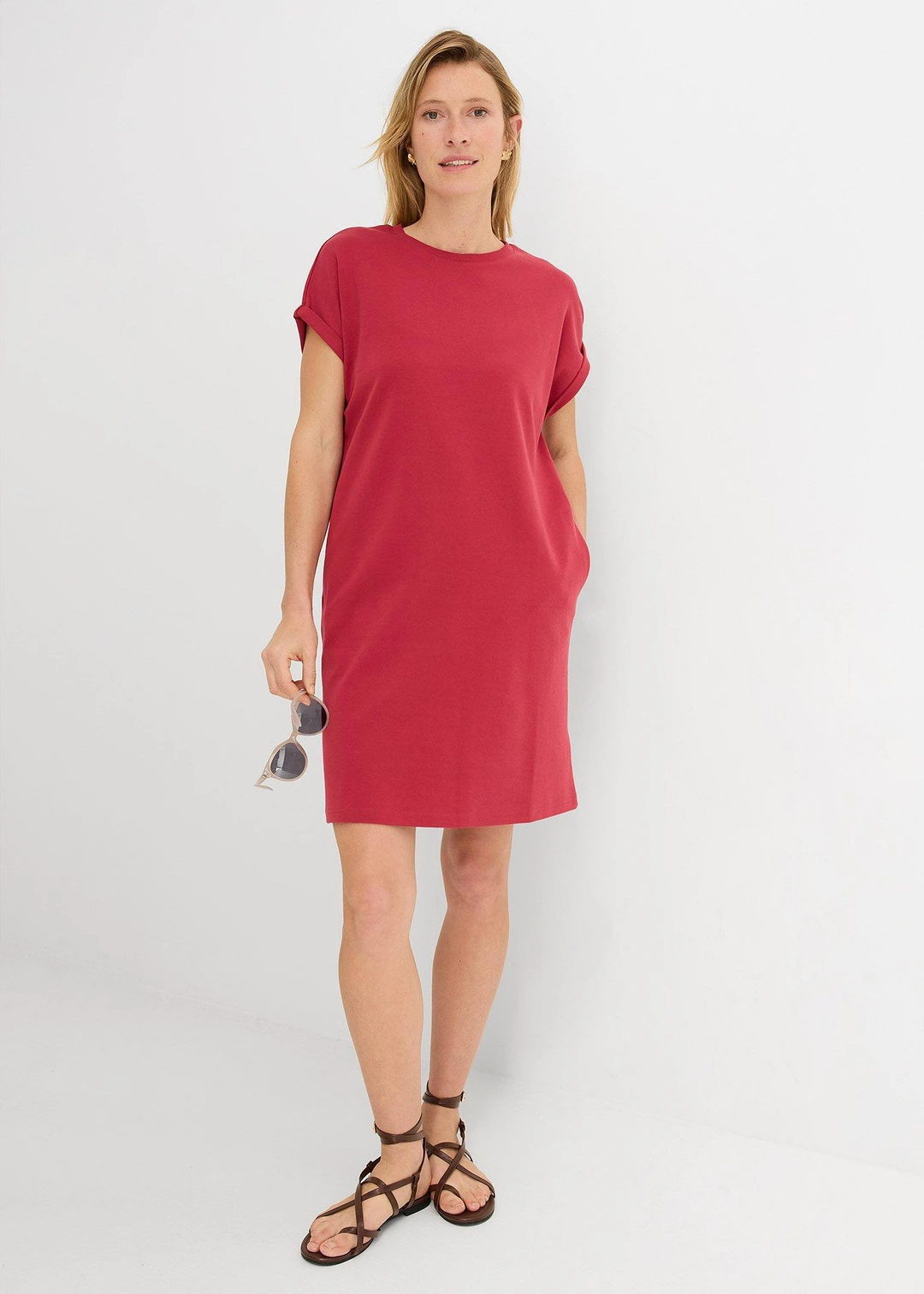 Robe courte en interlock épais - 2