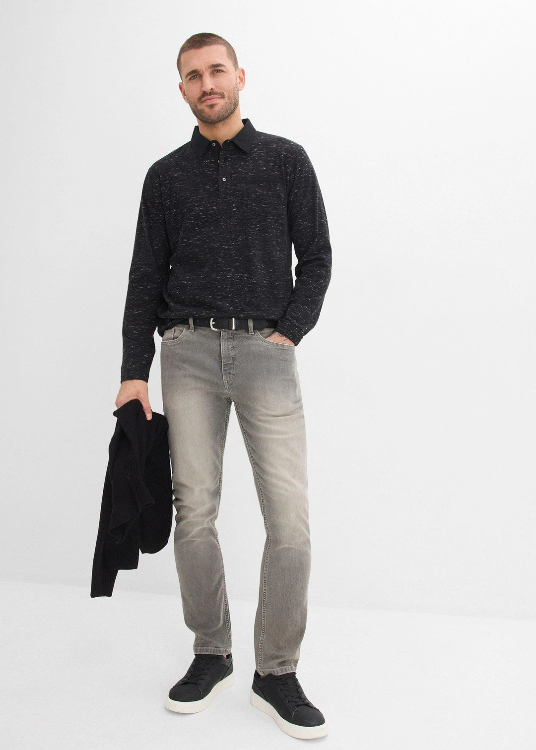 Polo manches longues 100% coton - 2