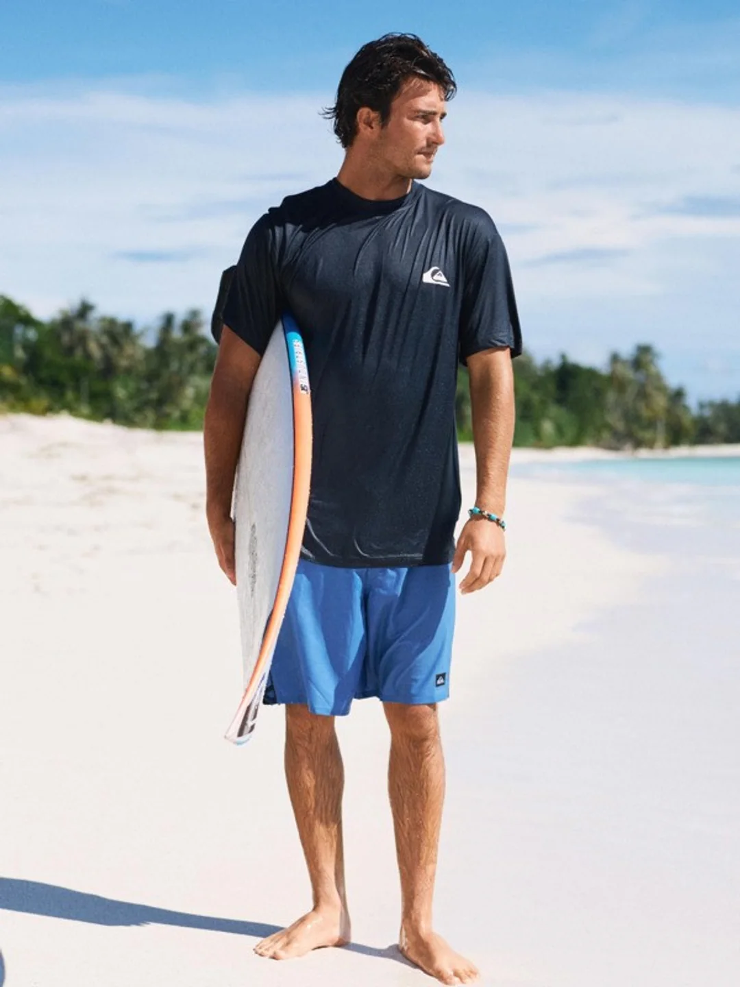 Everyday Surf - T-shirt de surf à manches courtes UPF 50 pour Homme Bleu