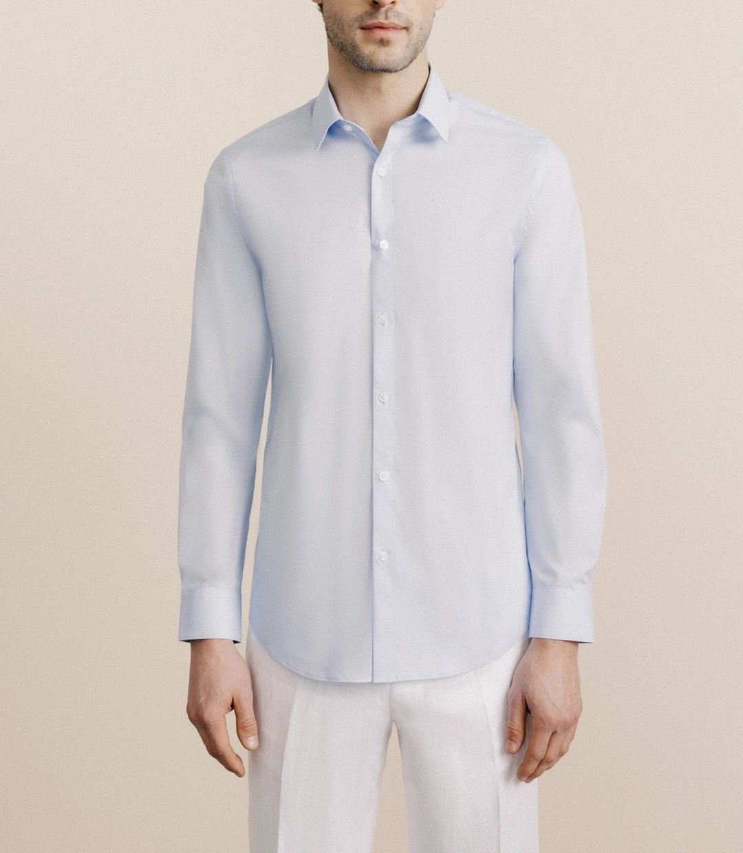 IZAC - Chemise col français ciel