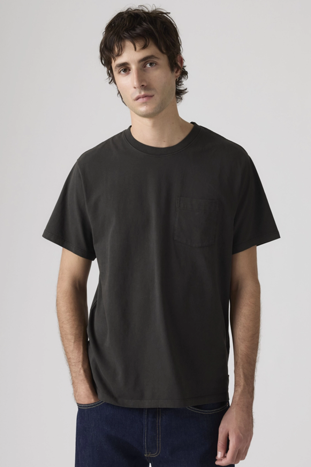 Levi's T Shirt À Poche Essential - Homme - Blanc / Bright White - 2XL