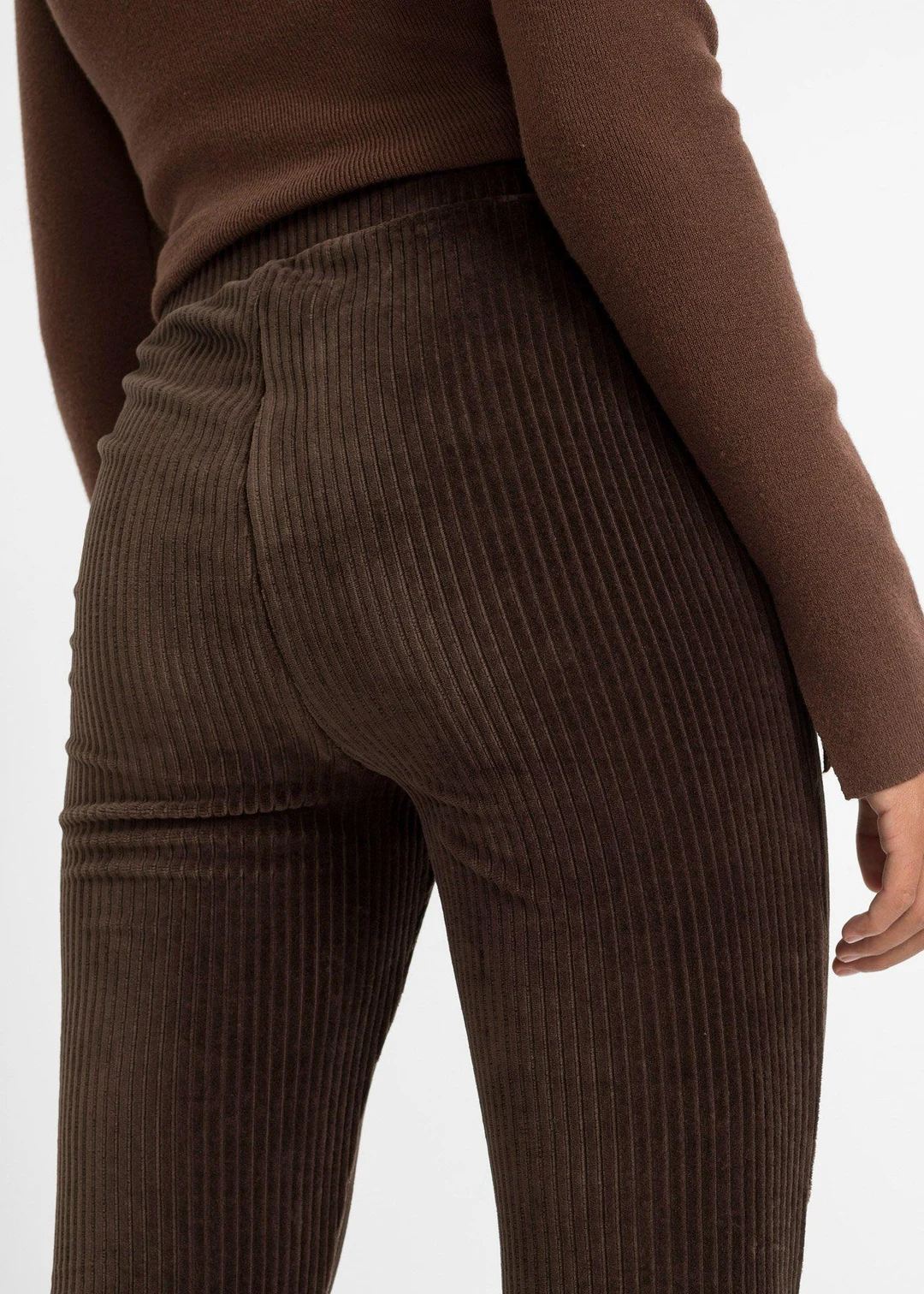 Legging évasé en velours côtelé - 3