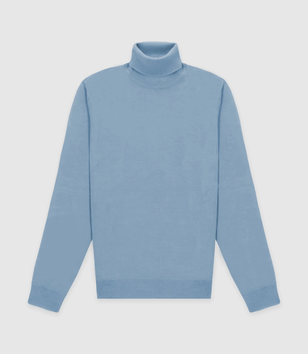 IZAC - Pull col roulé bleu ciel