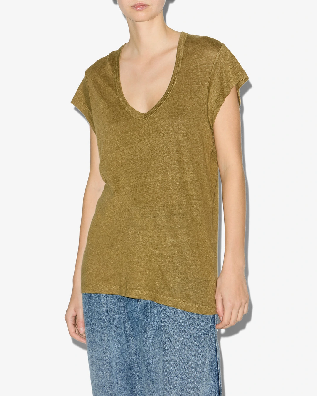 T-shirt Zankou - Femme - Kaki - Taille XS - Marant Étoile