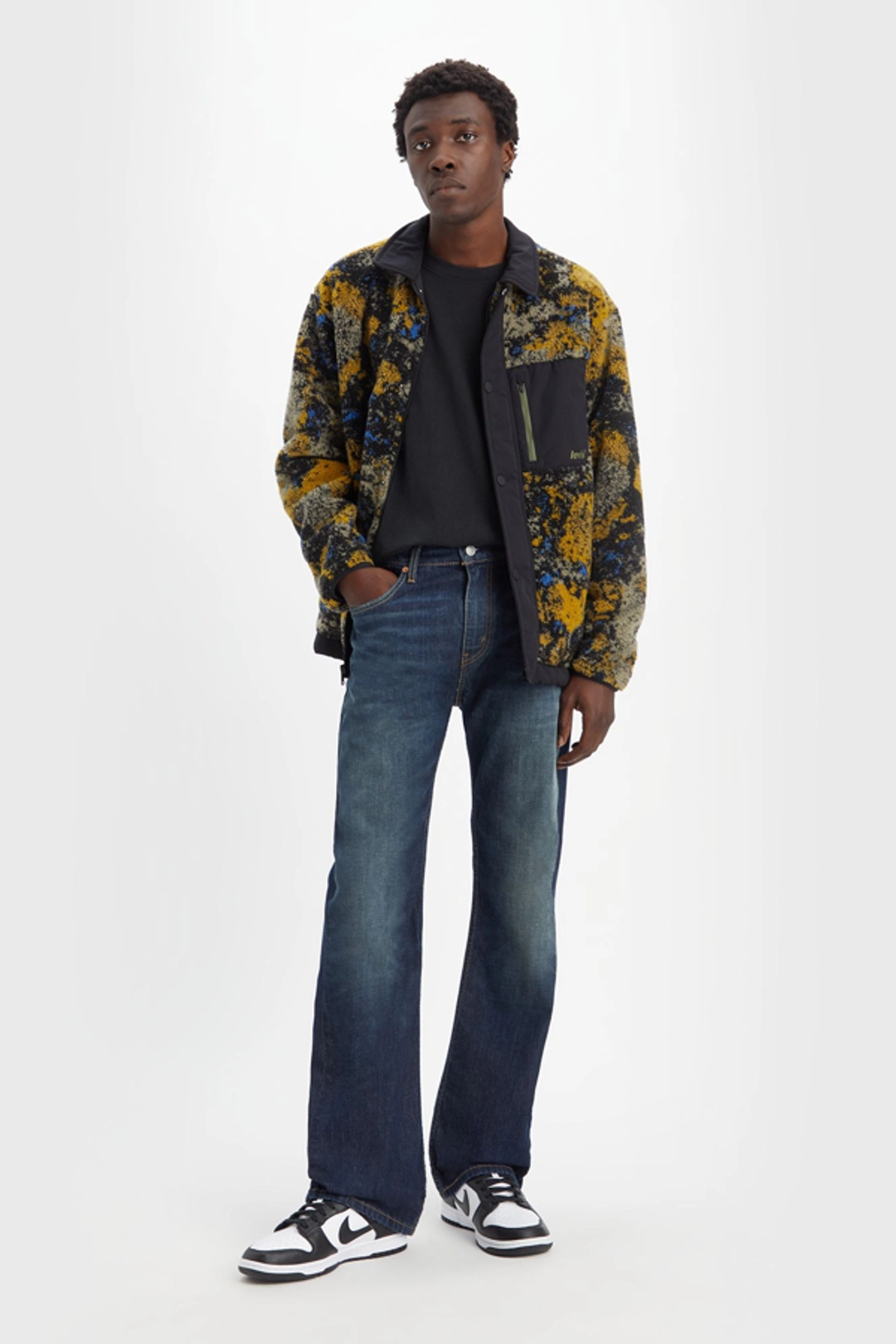 Levi's Jean 527 Slim Bootcut - Homme - Noir / Native Cali - 38X34