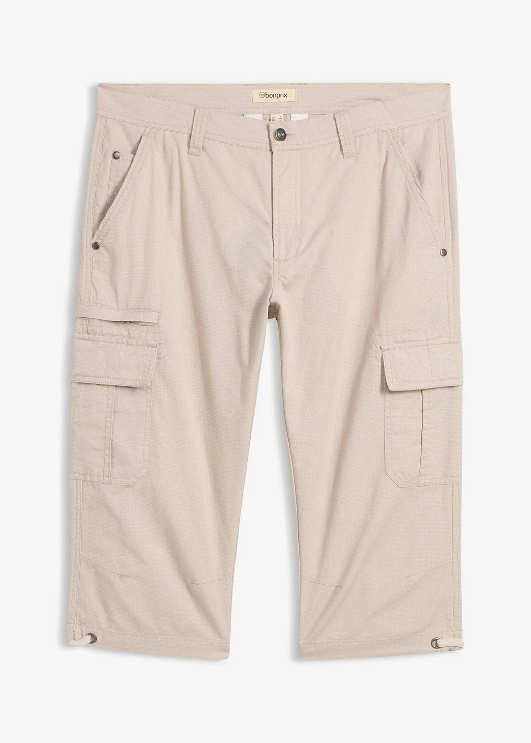 Bermuda long poches cargo regular 100% coton
