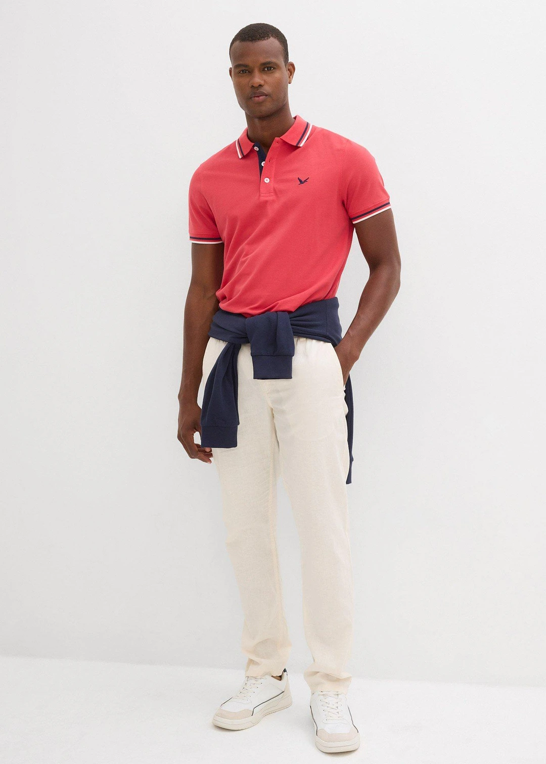 Lot de 2 polos en maille piquée 100% coton - 2