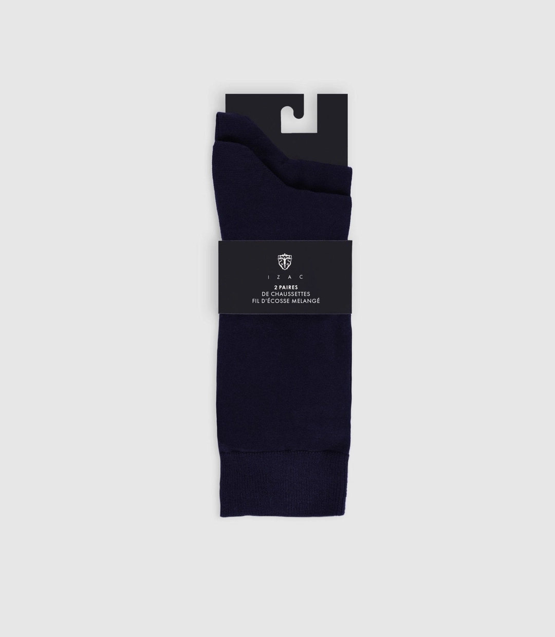 IZAC - Pack de 2 chaussettes unies marine