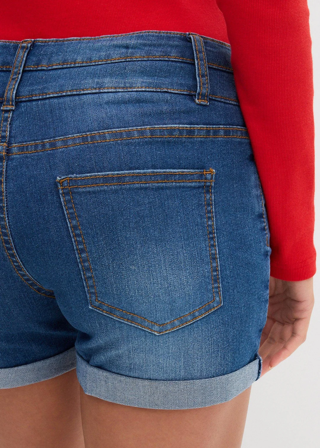 Short en jean taille mi-haute