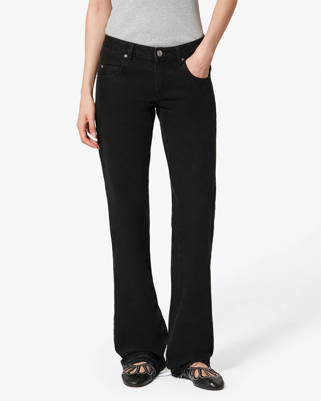 Pantalon Denala - Femme - Noir Délavé - Taille 42 - 5