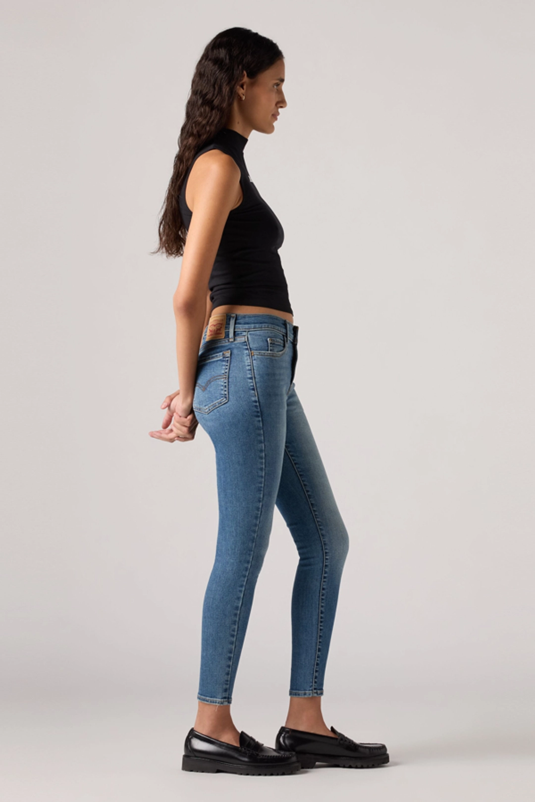 Levi's 710 Super Skinny Jeans - Femme - Noir / Secluded Echo - 31X30 - 2
