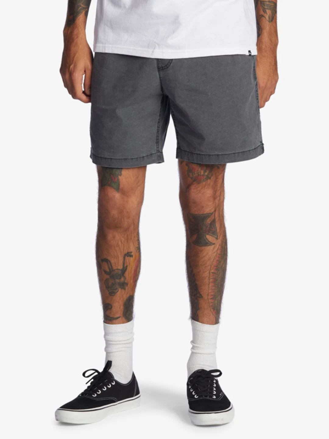 Taxer 17" - Short taille élastique Noir Homme