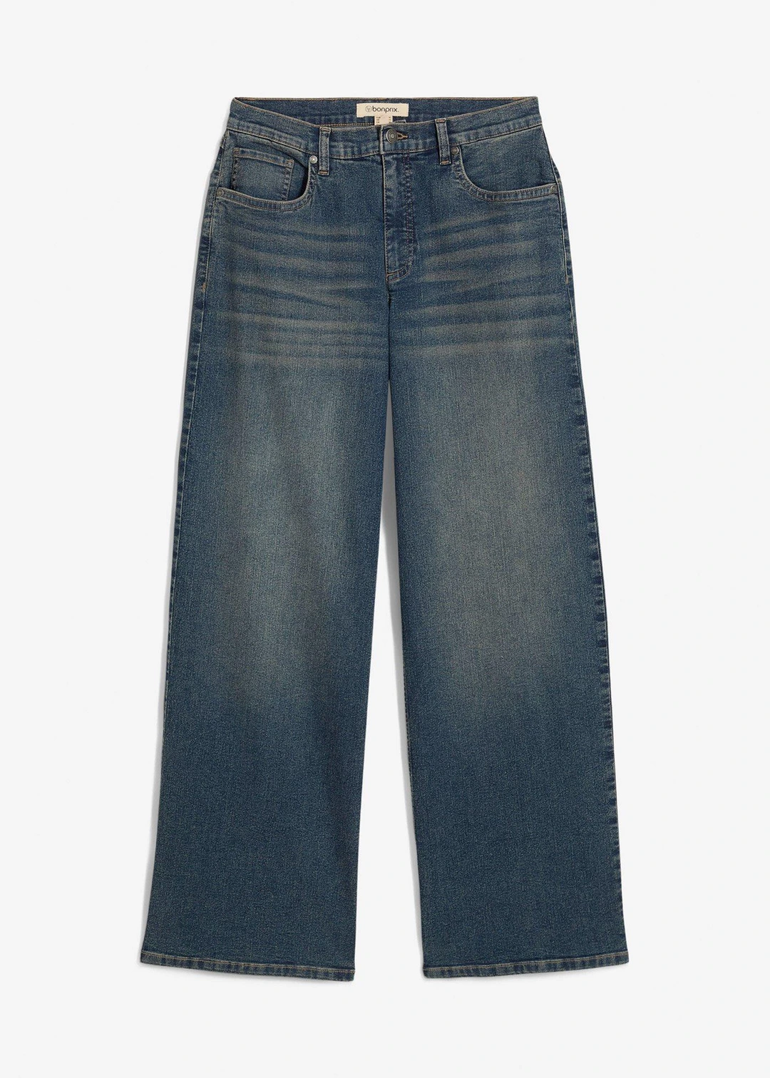 Jean large taille haute