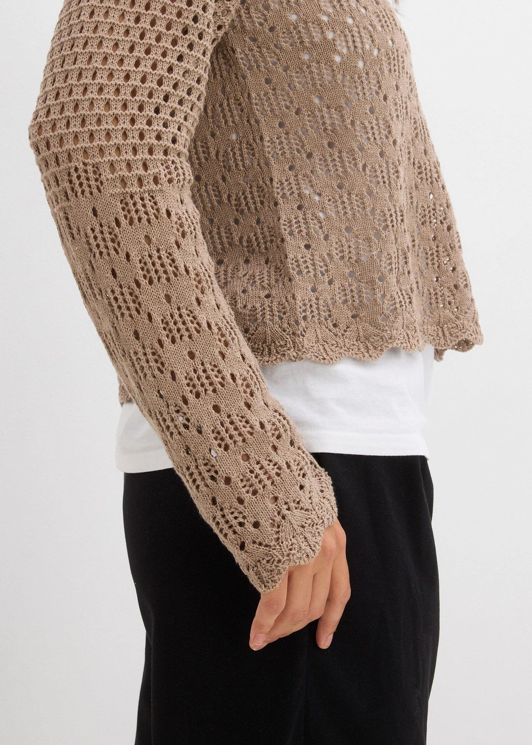 Pull léger en maille ajourée - 3