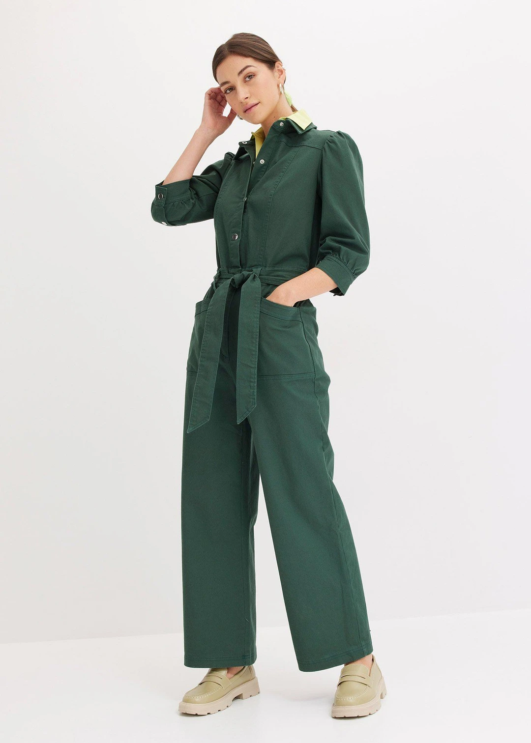 Combinaison style utility, manches bouffantes - 2