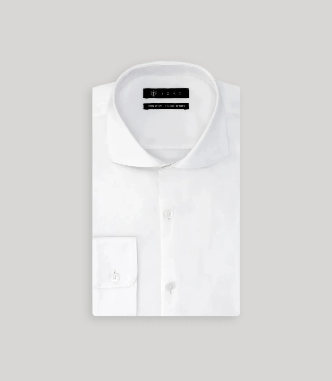 IZAC - Chemise ville non iron blanc
