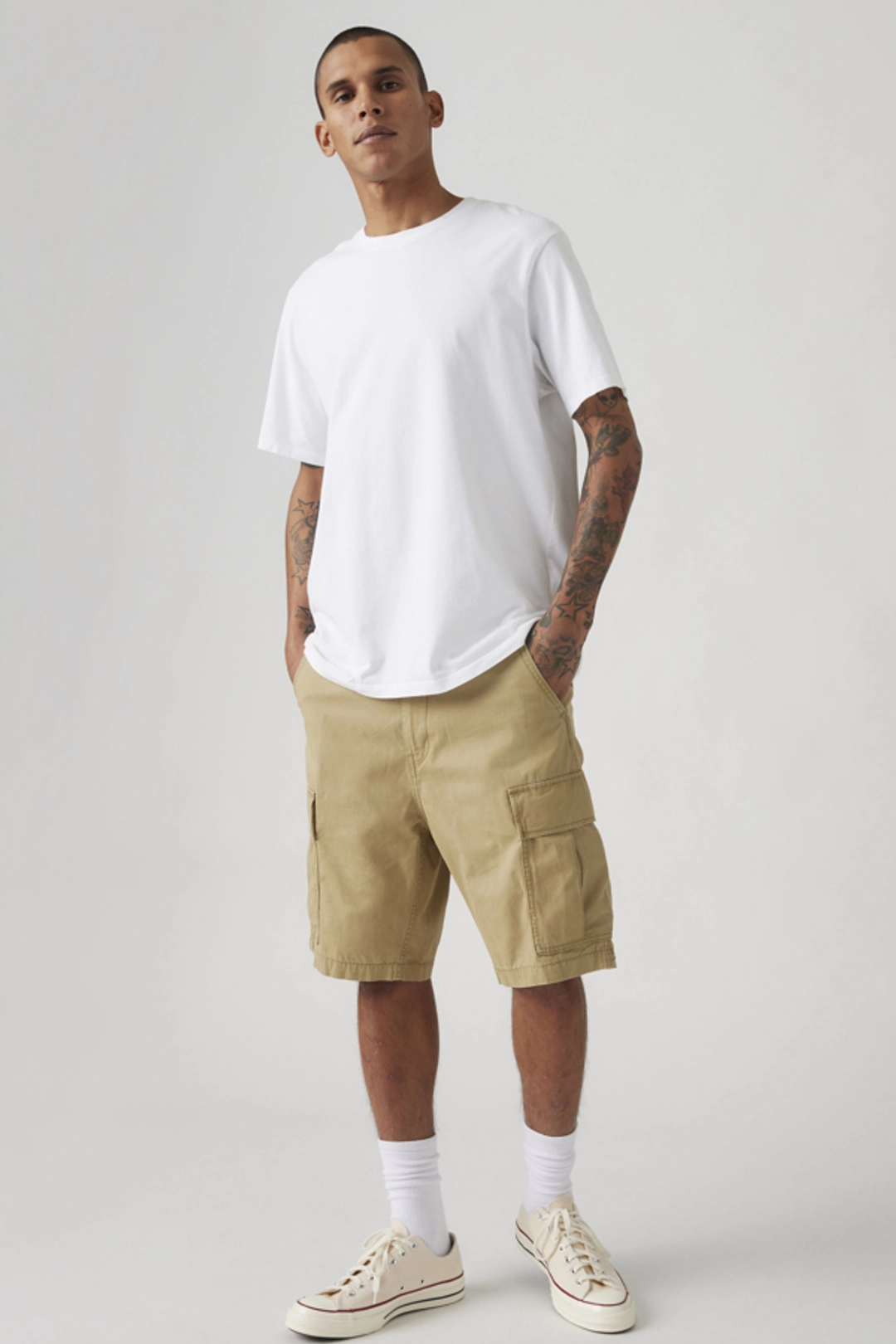 Levi's Carrier Cargo Shorts - Homme - Noir / Meteorite Lightweight - 36