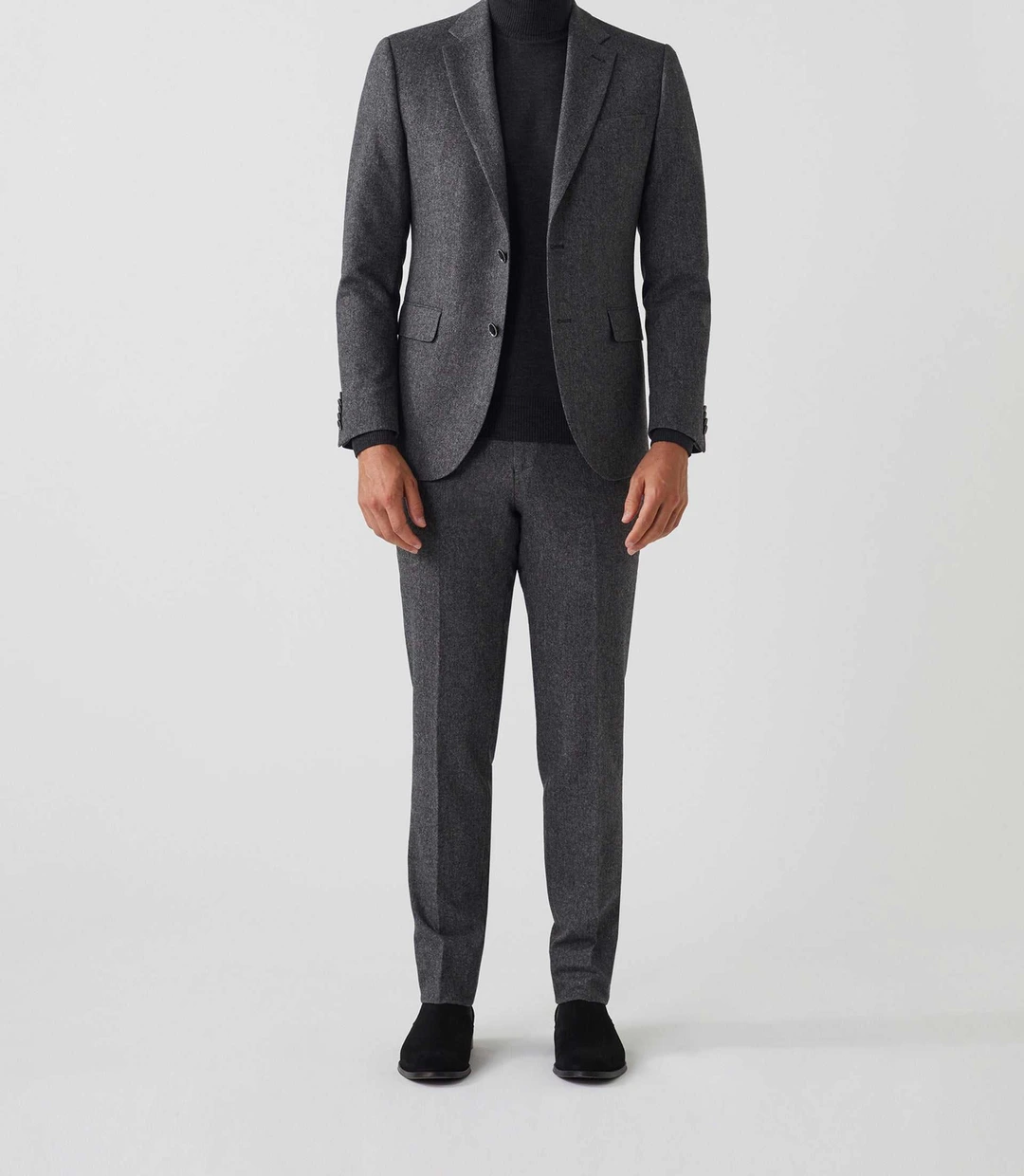 IZAC - Veste ville tweed grise ''Verso''