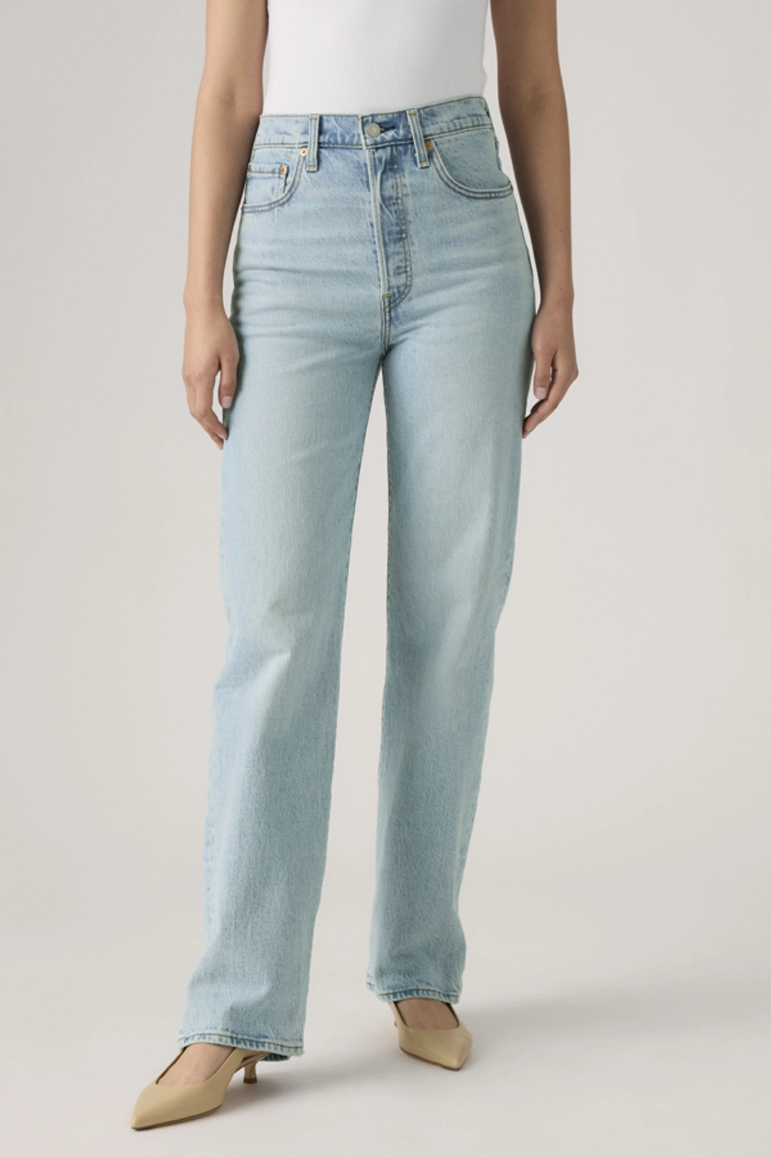Levi's Jean Ribcage Longueur NorHomme - Femme - Bleu / Apply Now - 34X32 - 2