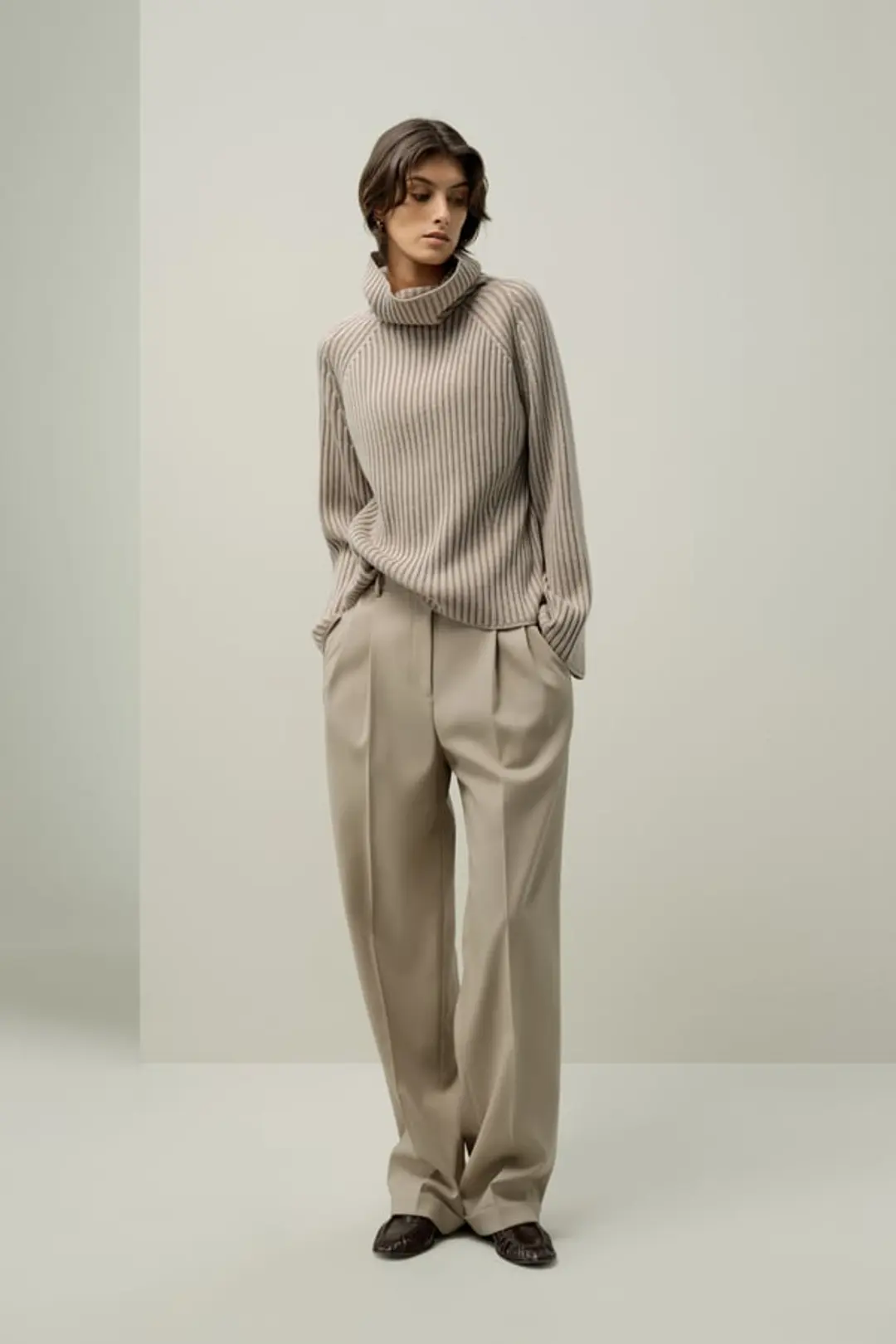 LILYSILK Pull À Col Roulé En Laine-Cachemire Col Roulé Toast M
