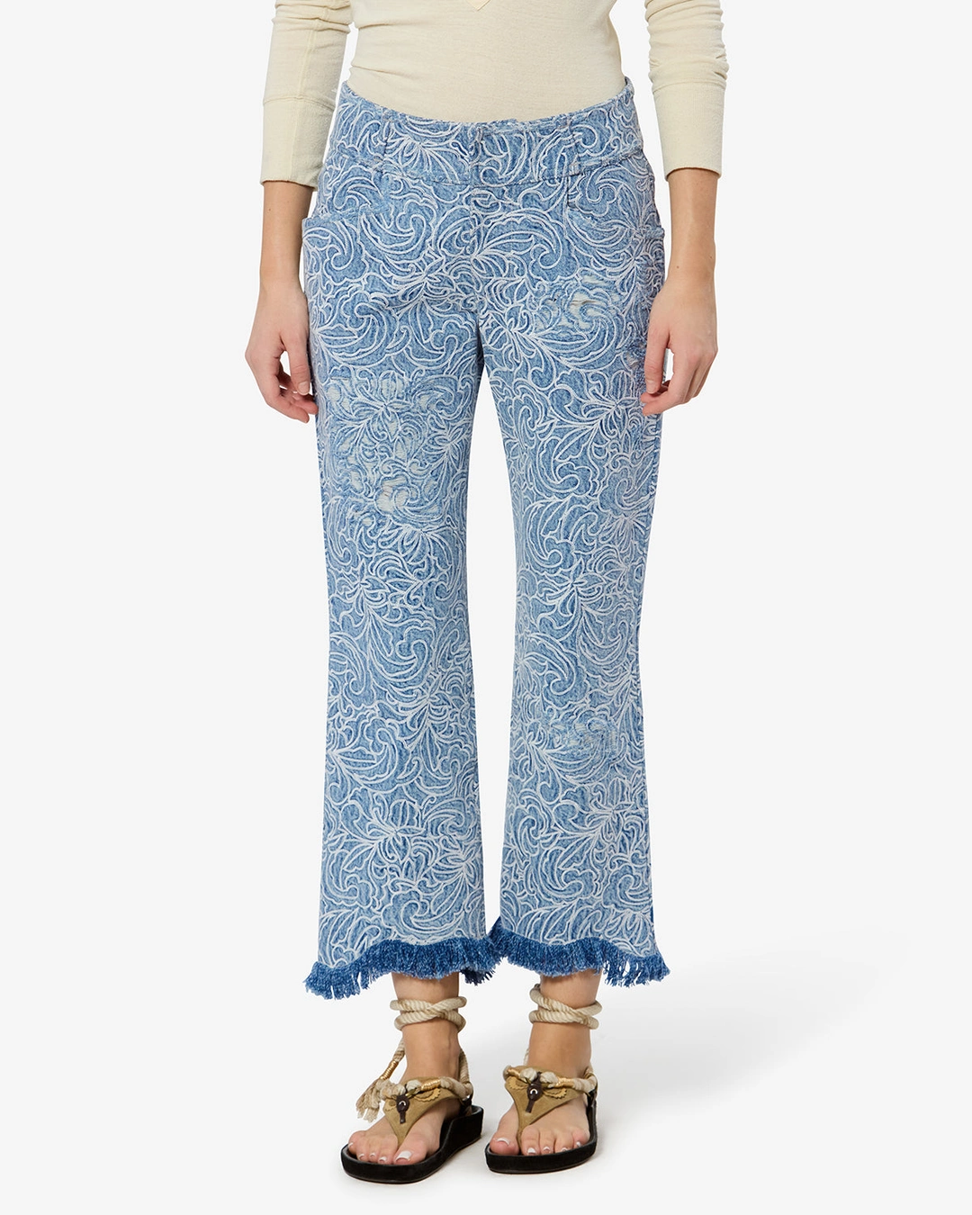 Pantalon Ombeline - Femme - Bleu - Taille 40 - 5