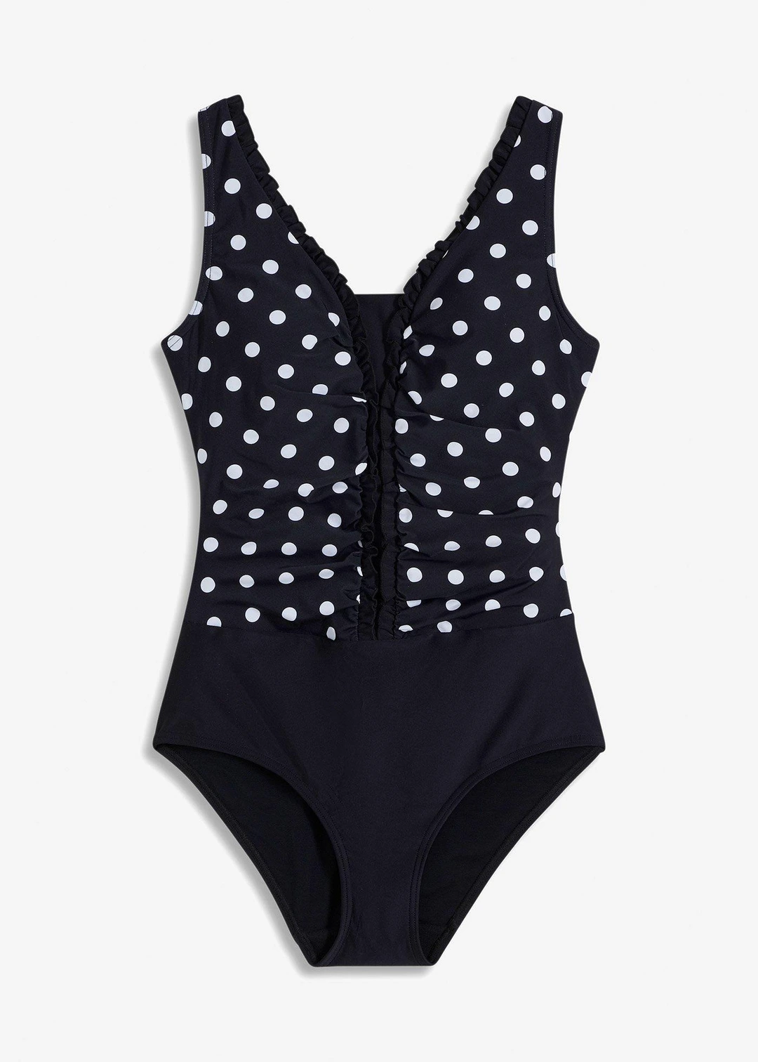 Maillot 1 pièce sculptant à fronces, maintien modéré